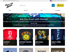 Tablet Screenshot of downwithdetroit.com